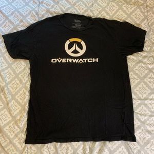 🍓Overwatch Logo Black Tee